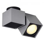 фото ALTRA DICE SPOT 1 светильник накладной для лампы GU10 50Вт макс., серебристый / черный | 151524 SLV
