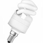 фото Лампа энергосберегающая КЛЛ 12/827 E14 D41х106 миниспираль (916098); 4052899916098