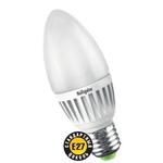 фото Лампа светодиодная LED 5вт E27 теплый матовая свеча (94481 NLL-P-C37); 18863