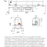 Фото №3 Полуприцеп-цистерна для транспортировки жидкой СО2 ЦЖУ 10-2,0