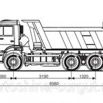 Фото №2 Грузовой автомобиль самосвал Камаз 65115-776057-19(L4)