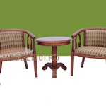 фото Чайная группа В-5. Деревянные чайные кресла (2шт) и чайный столик