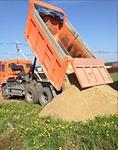 фото Песок в Мысхако с доставкой. Доставка песка.