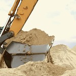 фото Песок в Широкой Балке с доставкой. Доставка песка.
