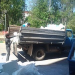 фото Вывоз мусора в мешка с грузчиками Нижний Новгород