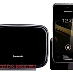 фото Panasonic KX-PRX120RUW — с автоответчиком, цвет белый: Беспроводной телефон DECT (радиотелефон)