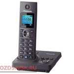 фото Panasonic KX-TG7861RUH-с автоответчиком, цвет серый: Беспроводной телефон DECT (радиотелефон)
