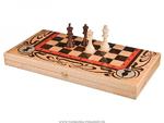 фото Набор игр 3 в 1 статус :шахматы,шашки,нарды 50х50х2,5 см.