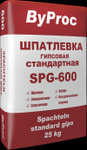 фото Шпатлевка гипсовая 600-SPG ByProc стандартная 25кг