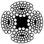 фото Канат стальной 4Vx39S+5FC 10мм 1960 N/mm2