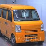 фото Грузопассажирский микроавтобус SUZUKI EVERY минивэн кузов DA64V гв 2010 4WD пробег 51 тыс км цвет оранжевый