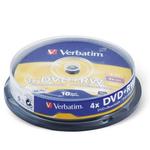 фото Диски DVD+RW (плюс) VERBATIM 4,7 Gb 4x