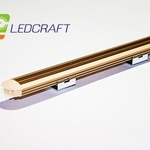 фото Профиль врезной Ledcraft LC-P1-2PB 2м золото