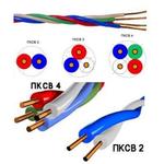 фото Кроссовый станционный провод ПКСВ 2х0.5 однопроволочный|69 КабельЭлектроСвязь