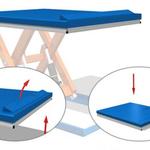 фото Гидравлический подъемный стол с защитой от скатывания