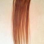 фото Прядь из натуральных волос (45 см)