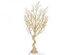 фото Изделие декоративное дерево высота 100 см золото