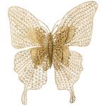 фото Декоративное изделие:бабочка высота 20 см цвет: золото