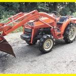 фото Японский Минитрактор Kubota X 20 D с Куном