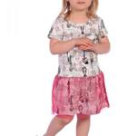 фото Платье детское Европа бело-розовое