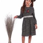 фото Платье детское Грезы т-серый