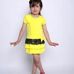 фото Платье детское Рандеву желтое