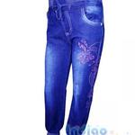 фото Стильные утепленные джинсы для девочек