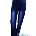фото Синие класссические джинсы-стрейч для мальчиков