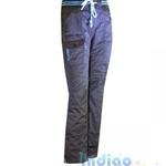 фото Практичные синие брюки из плащевой ткани