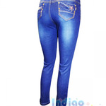 фото Удобные утепленные джинсы для девочек