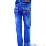 фото Стильные джинсы с потертостями