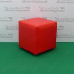 фото Банкетка (пуфик), мягкий, куб, BN-007 Цвет: красный.