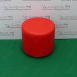 Фото №2 Банкетка (пуфик), мягкий, цилиндр, BN-003 Цвет: красный.