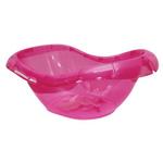 фото Ванночка детская IDEA "Лотос", фиксатор для душевой лейки, пластиковая, 28х46х80 см, розовая