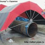 фото Палатка и укрытие сварщика для монтажа нефтегазопроводов СФЕРА