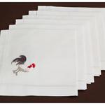 фото Комплект салфеток из 6 шт. 40*40 см.100% хлопок. ручная вышивка. вьетнам Gree Textile (859-006)