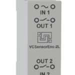 фото VCSensorEnc-2L - двухканальный изолированный датчик контроля наличия напряжения для установки на din рейку