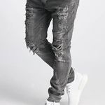 фото Рокерские джинсы мужские и подростковые BRADY тёмно серые