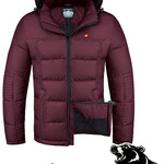 фото NEW! Куртка зимняя мужская Braggart Aggressive 3833D т. бордовый