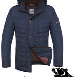 фото NEW! Куртка зимняя мужская Braggart Status 3570 (св.синий-коричневый)