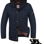 фото NEW! Куртка зимняя мужская Braggart Status 3570 (т.синий-коричневый)