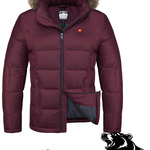 фото NEW! Куртка зимняя мужская Braggart Aggressive 1233 (темно-бордовый)