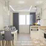 Фото №14 Дизайн интерьера кухни гостиной