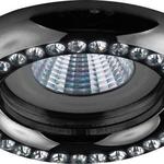 фото Светильник потолочный MR16 MAX50W 12V G5.3 прозрачный черный DL113-C; 28411