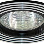 фото Светильник потолочный MR16 G5.3 серебро/черный CD2300; 18626