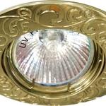 фото Светильник ИВО-50w 12в G5.3 поворотный античное золото (DL2005 ант.зол.); 17801