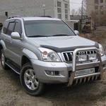 фото Slitkoff Кенгурятник d76 высокий с защитой картера Toyota Land Cruiser Prado 2003