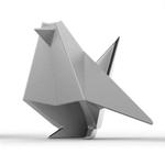 фото Держатель для колец origami птица хром (61035)