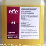 фото Слабокислотное малопенное дезинфицирующее моющее средство effe A4 (5 л)