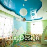 фото Европейские натяжные потолки в детской LuxeDesign